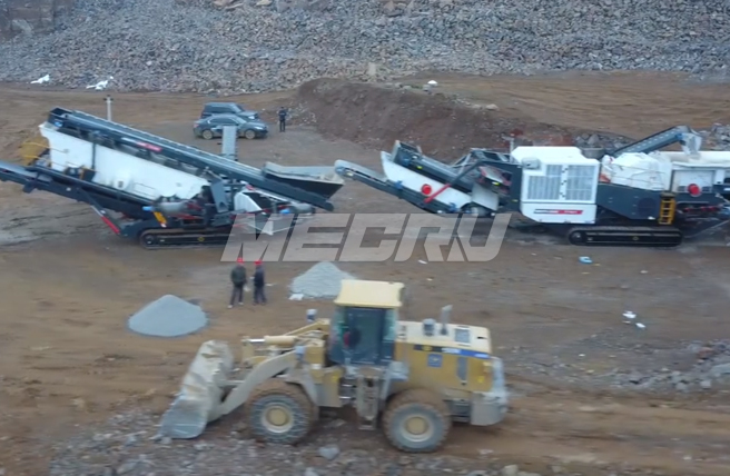 移動石子破碎機，移動破碎站邁科路重工